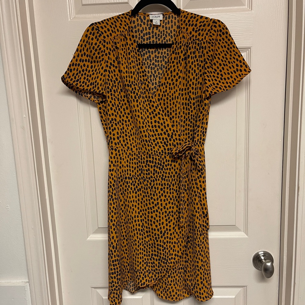 JCrew wrap dress.